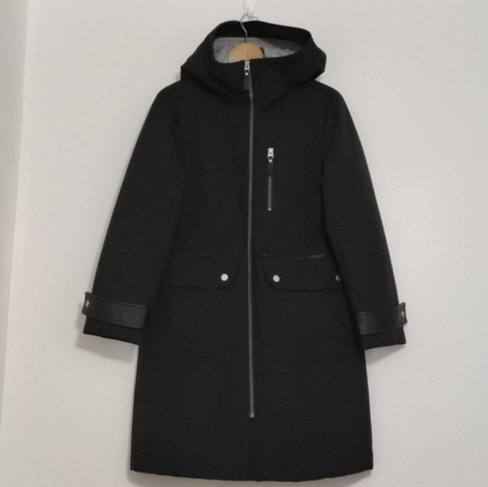 Andrew Marc Water Resistant Hooded Jacket